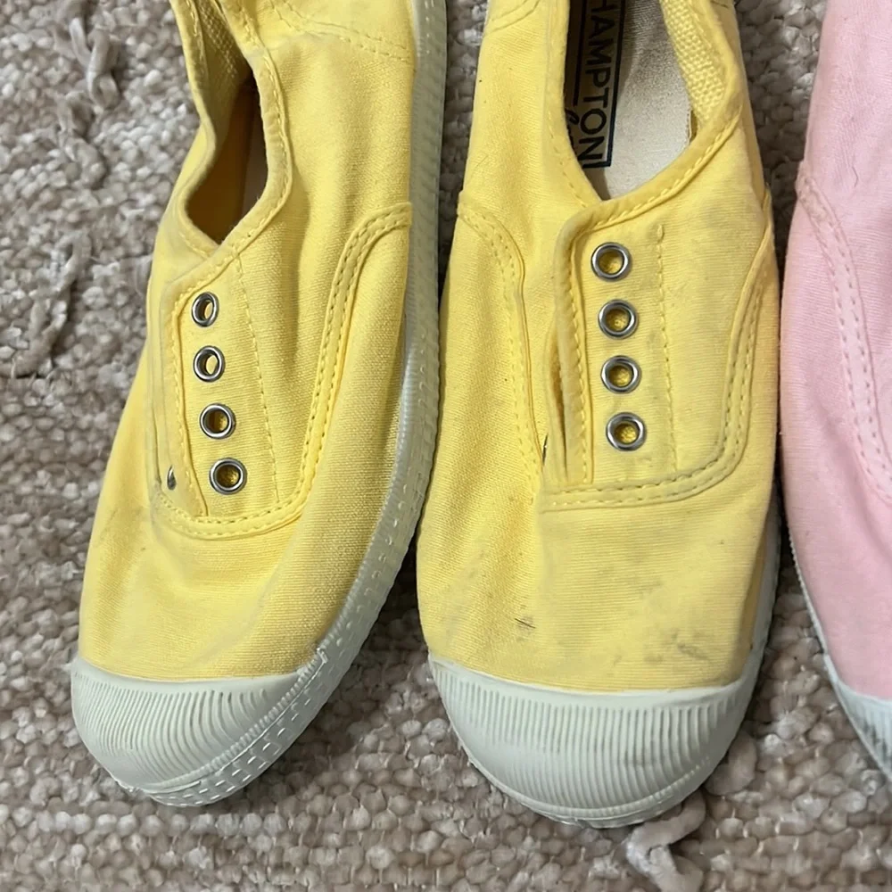 3 Pairs of used Hampton Canvas Shoes - Picture 2 of 4